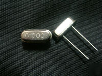 Pack 200, 6MHZ / 6.000 mhz crystal oscillatorshc-49S