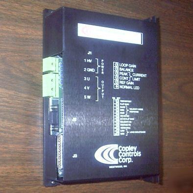 Copley controls brushless dc servo amplifier model 526