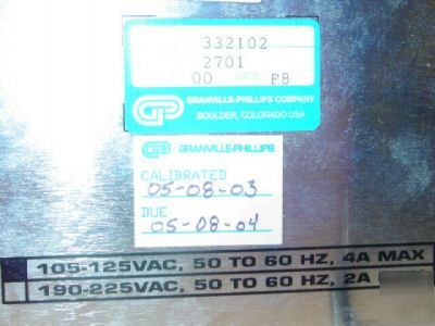 Granville-phillips 332101 ionization gauge supply ctrl