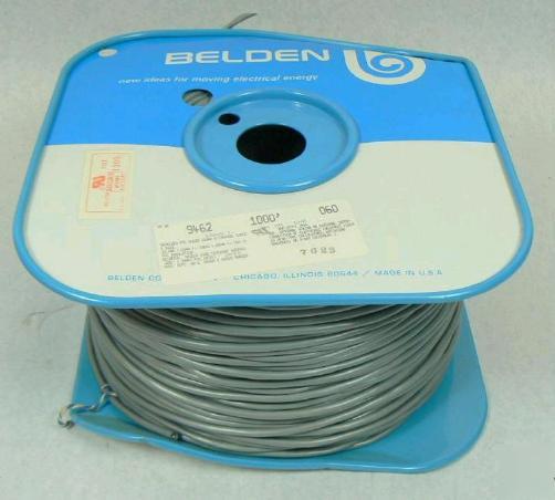 Belden 9462 22AWG shielded paired cable, 1000 ft ~stsi