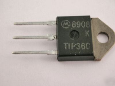 2PCS, pnp TIIP36C tip 36C gp amp power transistor 100V