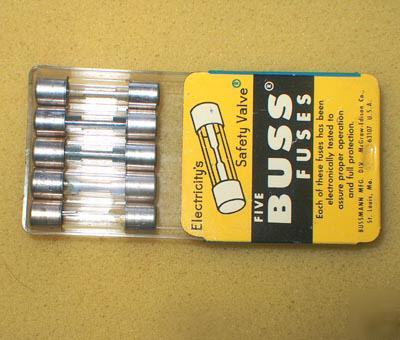 Buss fuses agx-20 - 1 pack = 5 fuses