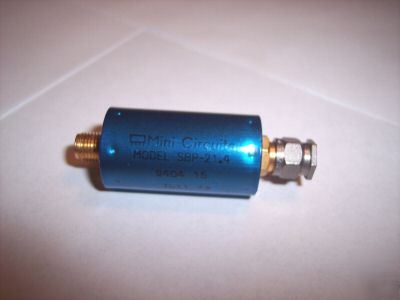 Mini circuits model sbp-21.4 sma filter or atenuator
