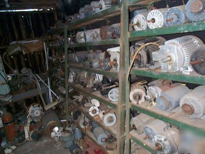 Elec. motors, from 195 to 200 all sold together