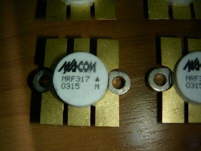 New MRF317 vhf transistor 100W macom matched pair 2 pcs