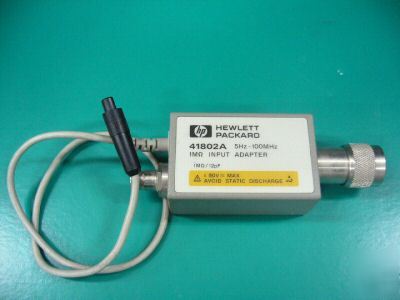 Hp 41802A 1MOHM input adapter--used,good condition