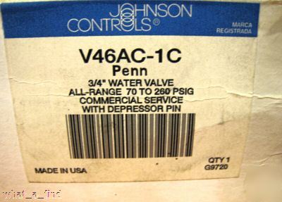 New johnson controls 3/4 water valve V46AC-1-c V46AC1C 
