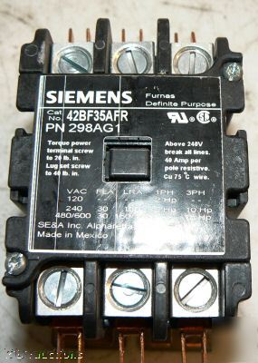 Siemens 42BF35AFR definite purpose controller 