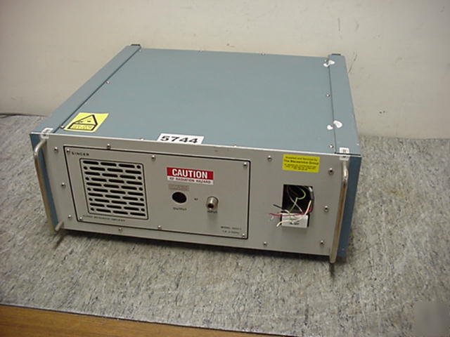 Singer alfred model 5010-1 microwave amplifier
