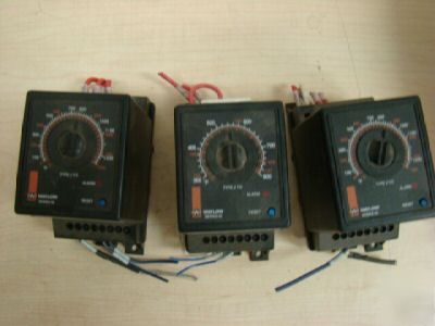 (3) watlow series 92 rail-mounted analog control unit,=