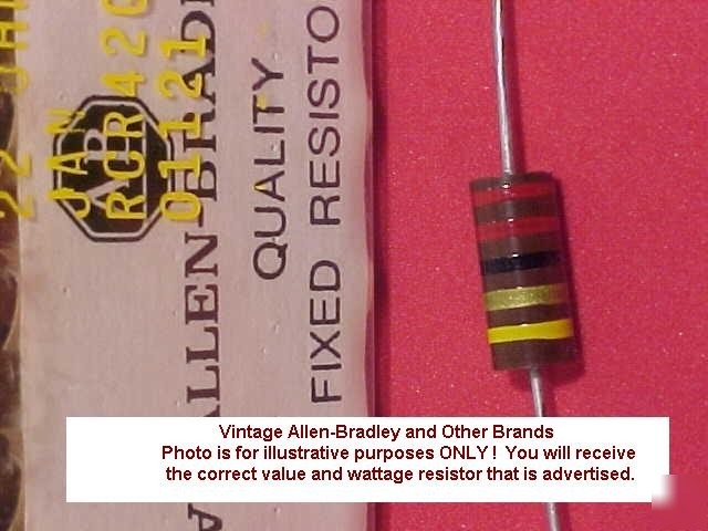 Allen bradley 5% 2W 15 ohm resistor RC42GF150J