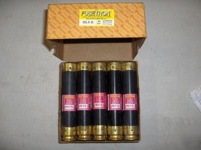 New cooper bussmann frs-r-45 fuses box of 10 brand 