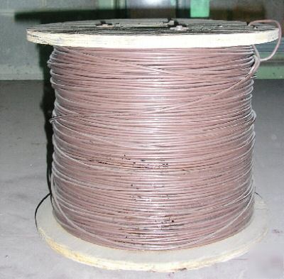 Roll of 14GA thhn brown stranded copper wire-2,500 feet