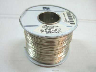 New alpha 22 awg tinned copper spool hook-up wire 1000' 
