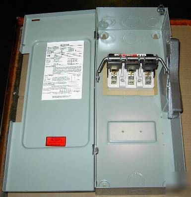 Siemans JU323 general duty enclosed switch 100 amps