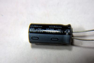 1000UF 25 volt radial electrolytic capacitor nichicon