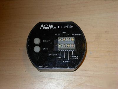 Agm rtd 2 wire transmitter ( 4-20 ma ) AWD1160