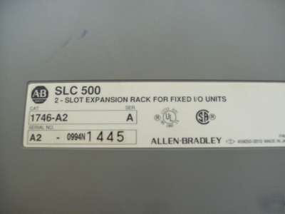 Allen bradley slc 500 1747-L40A processor unit & 2SLOT 