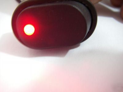100, red dot lighted led rocker spst off/on switch R20D