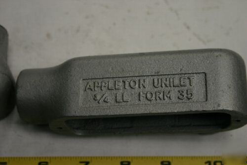 Appleton 35 unilet 3/4 ll mall. iron conduit 
