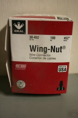 Ideal 30-452 wingnut 452 red 100PC/box