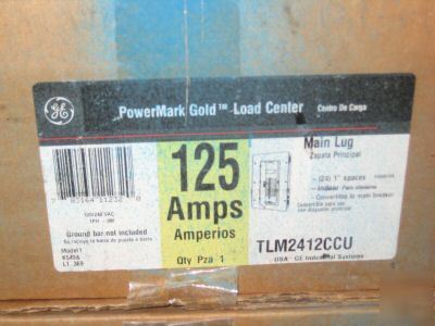 Ge TLM2412CCU 125A powermark gold load center 
