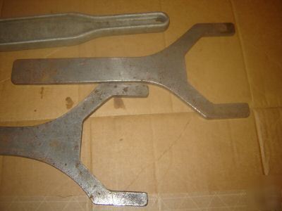 2 vintage tri clover wrenches -ladish co. electrical