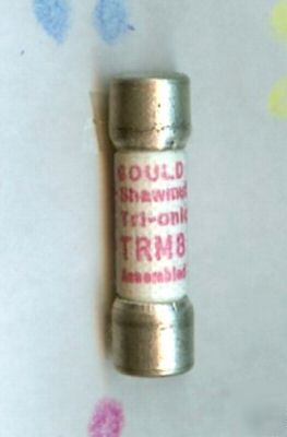 New gould shawmut TRM8 time delay fuse trm-8 tri-onic