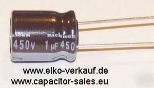 Capacitor 450V 1UF 10MM low-esr mainboard repair