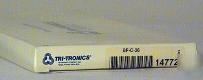 Tri-tronics, bf-c-36, fiberoptic light guide, 