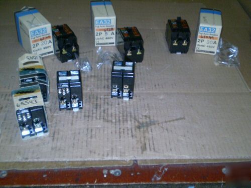New lot of 7PCS. fuji electric misc. parts, 