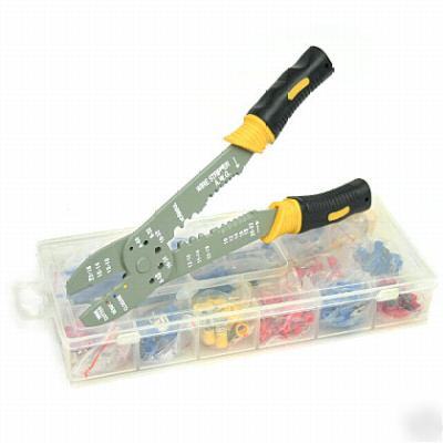 Electrical wire connection crimping tool set 271PCS
