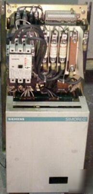 Siemens simoreg A1-106-110-503 75HP 123A dc drive