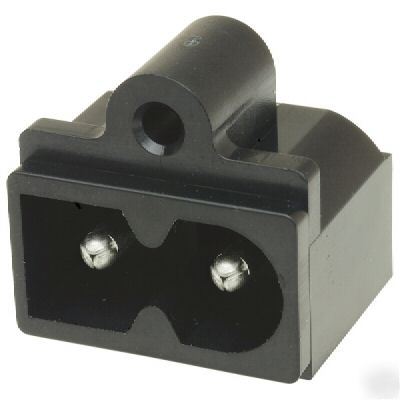 Figure 8 pcb mount plug 7A 125V ac , rohs