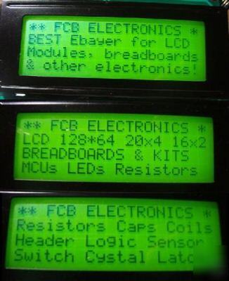 Green HD44780 20X4 lcd module display, see 16X2,128X64 