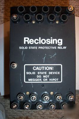 New bassler solid state protective reclosing relay new