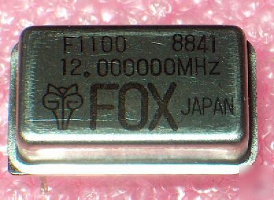 Fox oscillator 12.000000 mhz crystal module