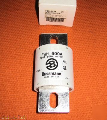 New buss semiconductor fwh-600A fuse fwh-600 FWH600A