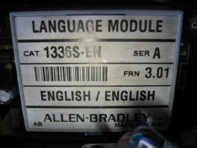 Ab allen bradley 1336S-BRF50-an-en- ser d 5 hp frn 3.01