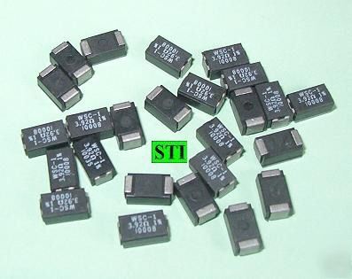 Lot of 25 1% dale resistors 3.92 ohm sm chip smt smd