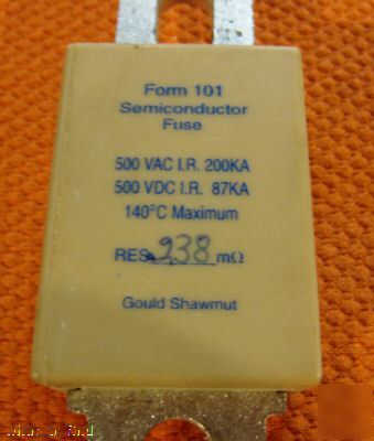 New shawmut A50QS350-4R semiconductor fuse A50QS 350
