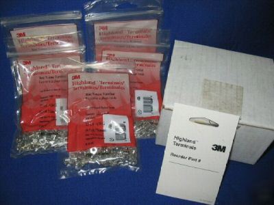 5 bags of 3M highland uninsulated ring terminals R18-8C