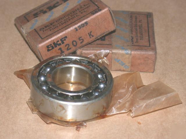 Skf 1205K double row bearings pair in box