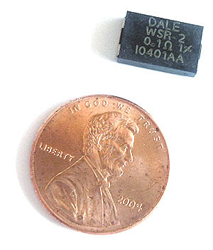 Surface mount resistor ~ 2W .1 ohm 1% wirewound (10)