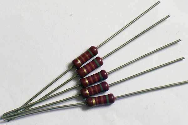 25) 510 ohm 1/2W piher hi-q carbon film resistors 5%