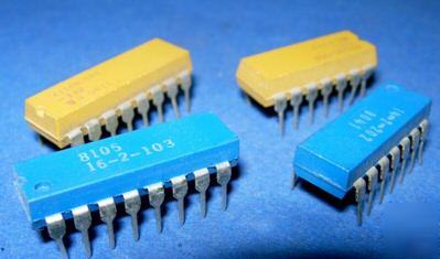 4116R-1-821 dip bourns beckman resistor network 820OHM