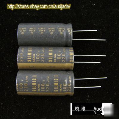 New 4PCS 220UF 100V elna silmicii rfs audio capacitors 
