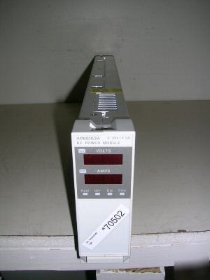 Hp 66103A dc power supply module. 35V, 4.5A