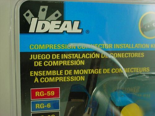 Ideal compression tool kit pouch catv satillite 33-623