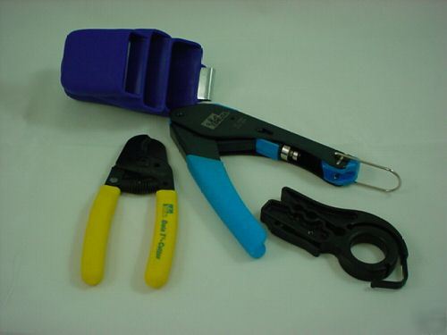 Ideal compression tool kit pouch catv satillite 33-623